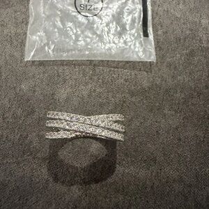 New sterling Silver ring with diamonds, Size: 7 #bling #jewelry from kohl’s